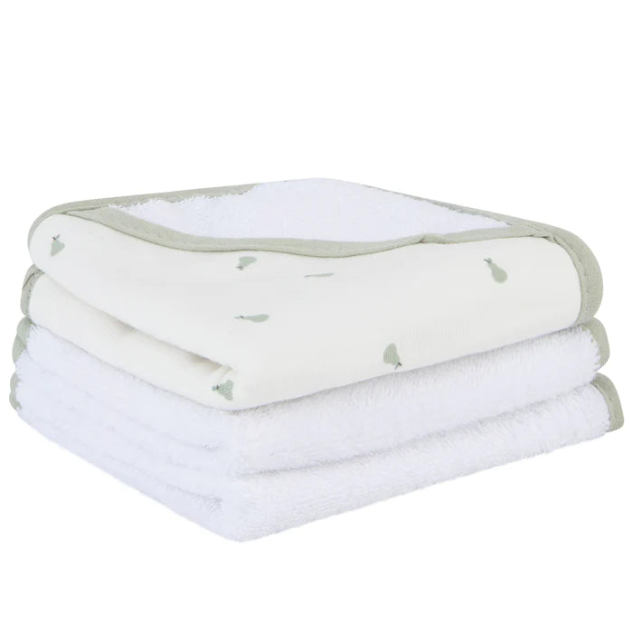3 Pack Washcloth Set | SAGE PEARS