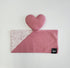 Heart Knit Minky Lovey
