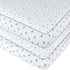 Waterproof Pack N Play / Portable Crib Sheet Set - GREY STARS