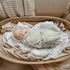 Cotton Muslin Swaddle Blanket - EUCALYPTUS & SAGE - 2 PACK