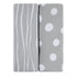 Bassinet Sheet Set I GREY AND WHITE ABSTRACT