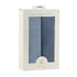 Cotton Muslin Swaddle Blanket - SAPPHIRE BLUE AND INDIGO BLUE - 2 PACK