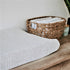 Waterproof Changing Pad Cover / Cradle Sheets Set I TAUPE STRIPES & SPLASH