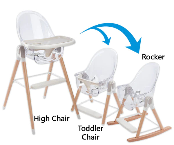 Primo Convertible High-chair (Vista 3-in-1 High Chair, Toddler Chair, and Rocker)