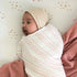 Cotton Muslin Swaddle Blanket - PINK RAINDROPS COLLECTION - 2 PACK