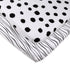 Changing Pad Cover Set I Cradle Sheet Set - BLACK AND WHITE ABSTRACT