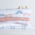 Cotton Muslin Swaddle Blanket - DUSTY PINK RAINBOW COLLECTION - 2 PACK