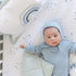Four Piece Baby Crib Set I BLUE RAINBOW